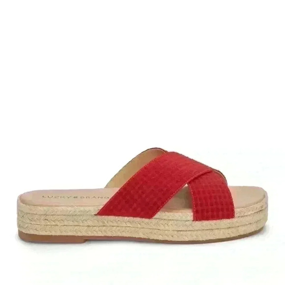 NWOT Lucky Brand Gayte platform Sandal size 8.5 - Picture 7 of 7